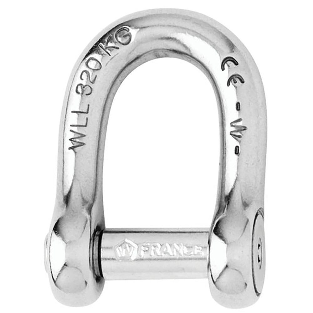 Wichard Self-Locking Allen Head Pin D Shackle - 6mm Diameter - 1/4&quot; [01303]