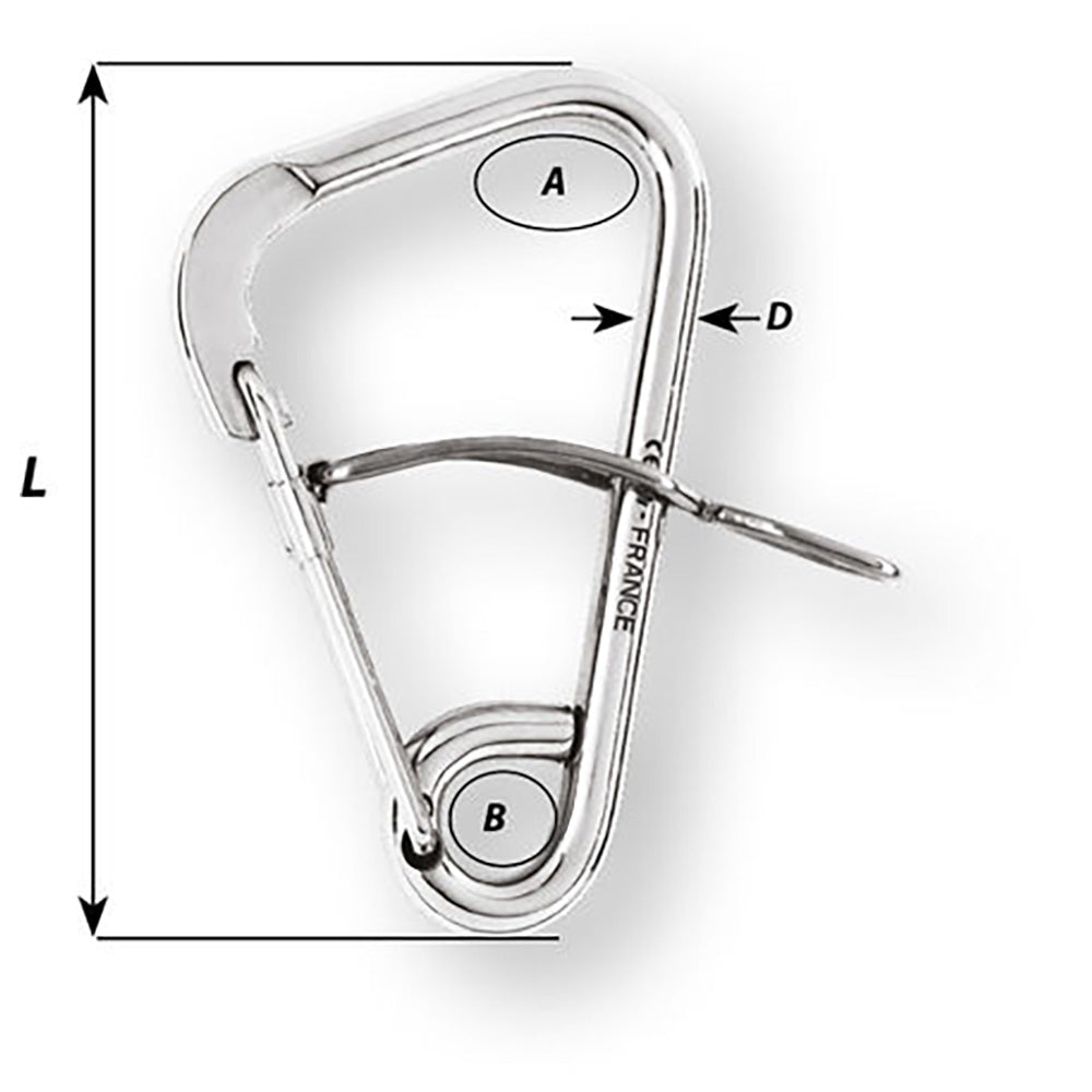 Wichard Automatic Mooring Hook - 170mm Length - 6-11/16&quot; [02329]