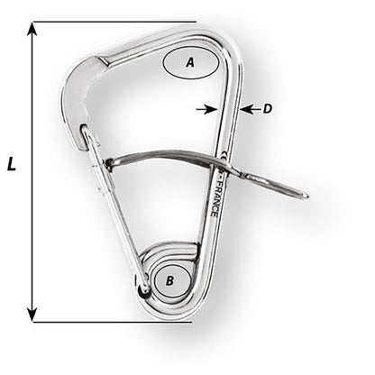 Wichard Automatic Mooring Hook - 170mm Length - 6-11/16&quot; [02329]