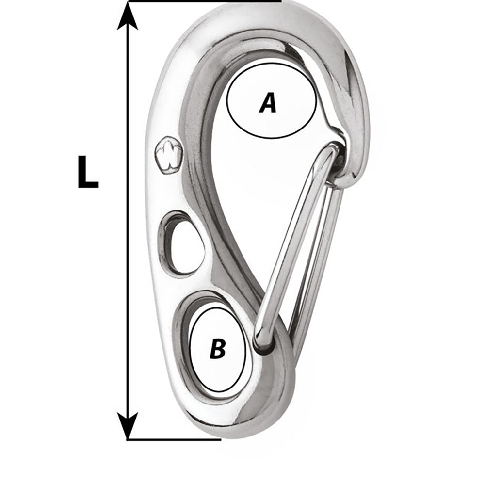 Wichard HR Safety Snap Hook - 100mm Length - 3-15/16" [02382] - 0