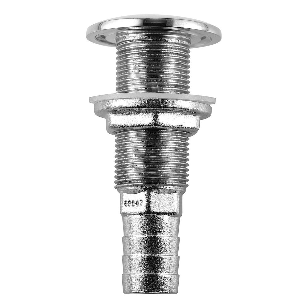 Attwood Stainless Steel Thru-Hull Standard Straight Barbed - 3/4&quot; Inner Diameter [66547-3]