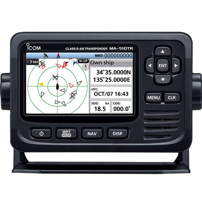 Icom MA-510TR AIS Transponder w/Antenna  4.3&quot; Display [MA510TR 13]