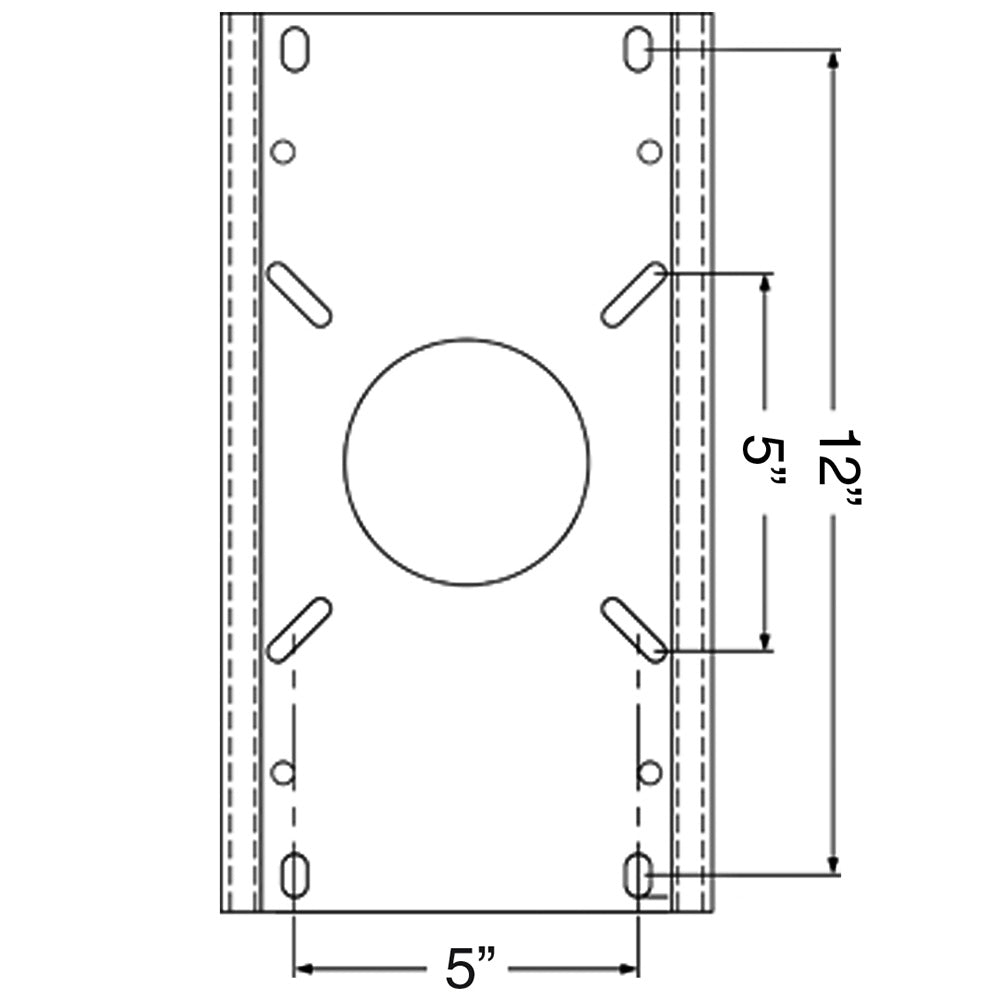 Springfield Trac-Lock Swivel/Slide Non-Locking Mount f/2-7/8&quot; Post [1100521-L1]