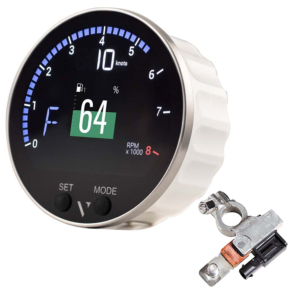 Veratron 85mm (3-3/8&quot;) VMH-35S Multifunction Gauge w/Voltage Dependent (0-5V) Sensor Input  Battery Sensor [B00143502]