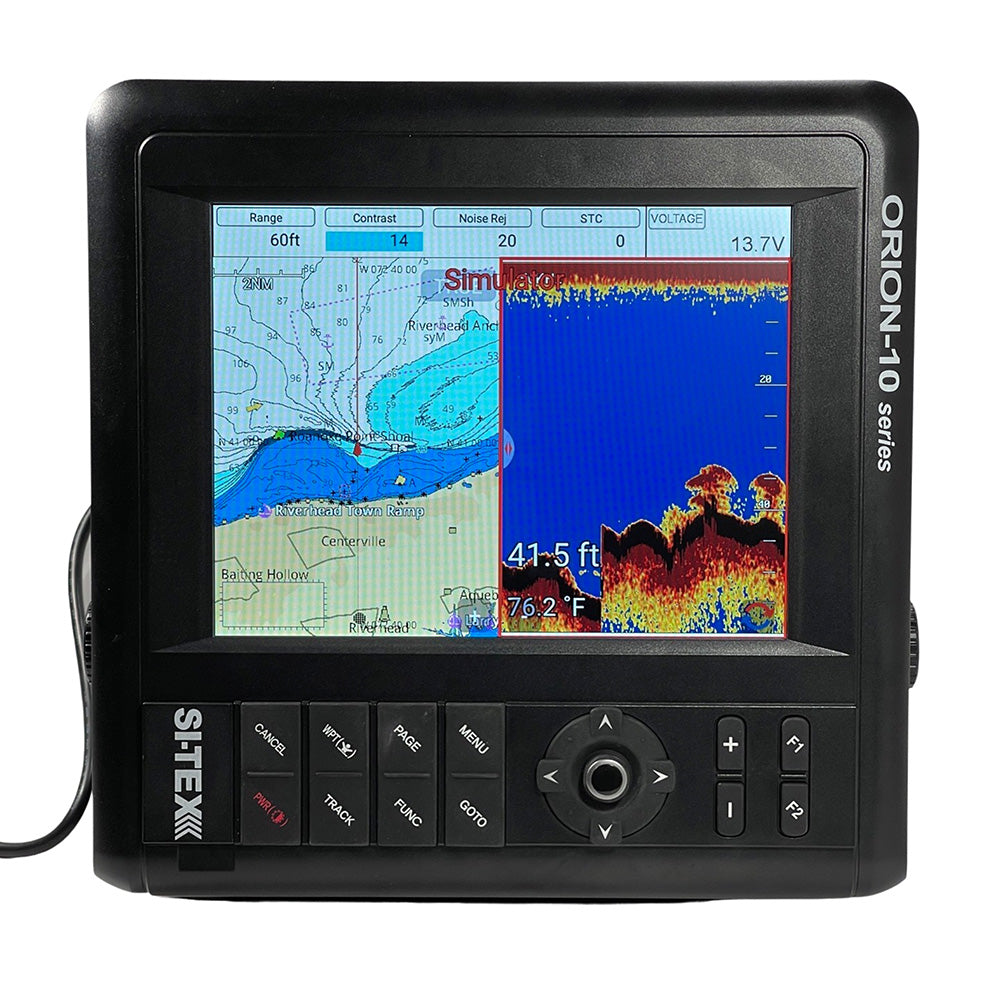 SI-TEX 10" Chartplotter System w/Internal GPS  C-MAP 4D Card [ORIONC] - 0