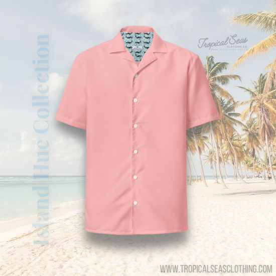 Coral Button Shirt