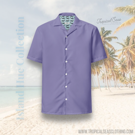 Urchin Purple Button Shirt