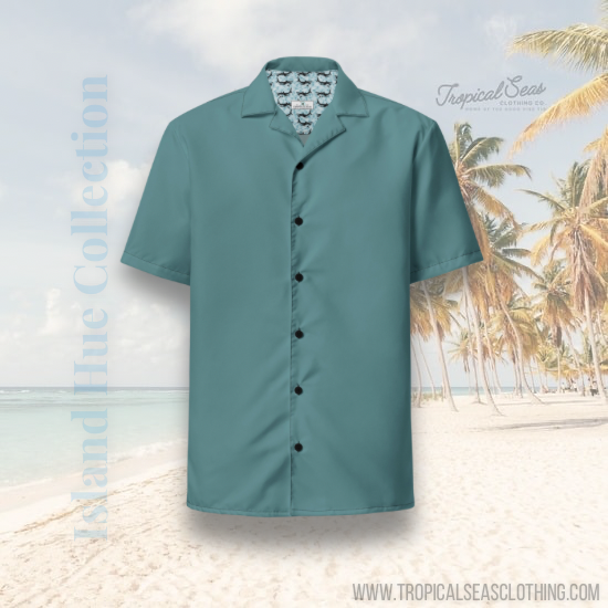 Ocean Green Button Shirt