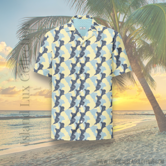 Tropical Swirl Button Shirt