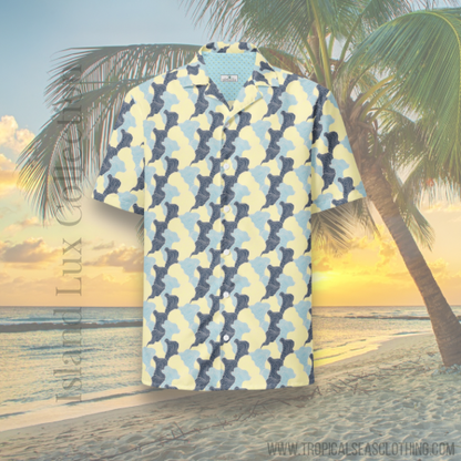 Tropical Swirl Button Shirt