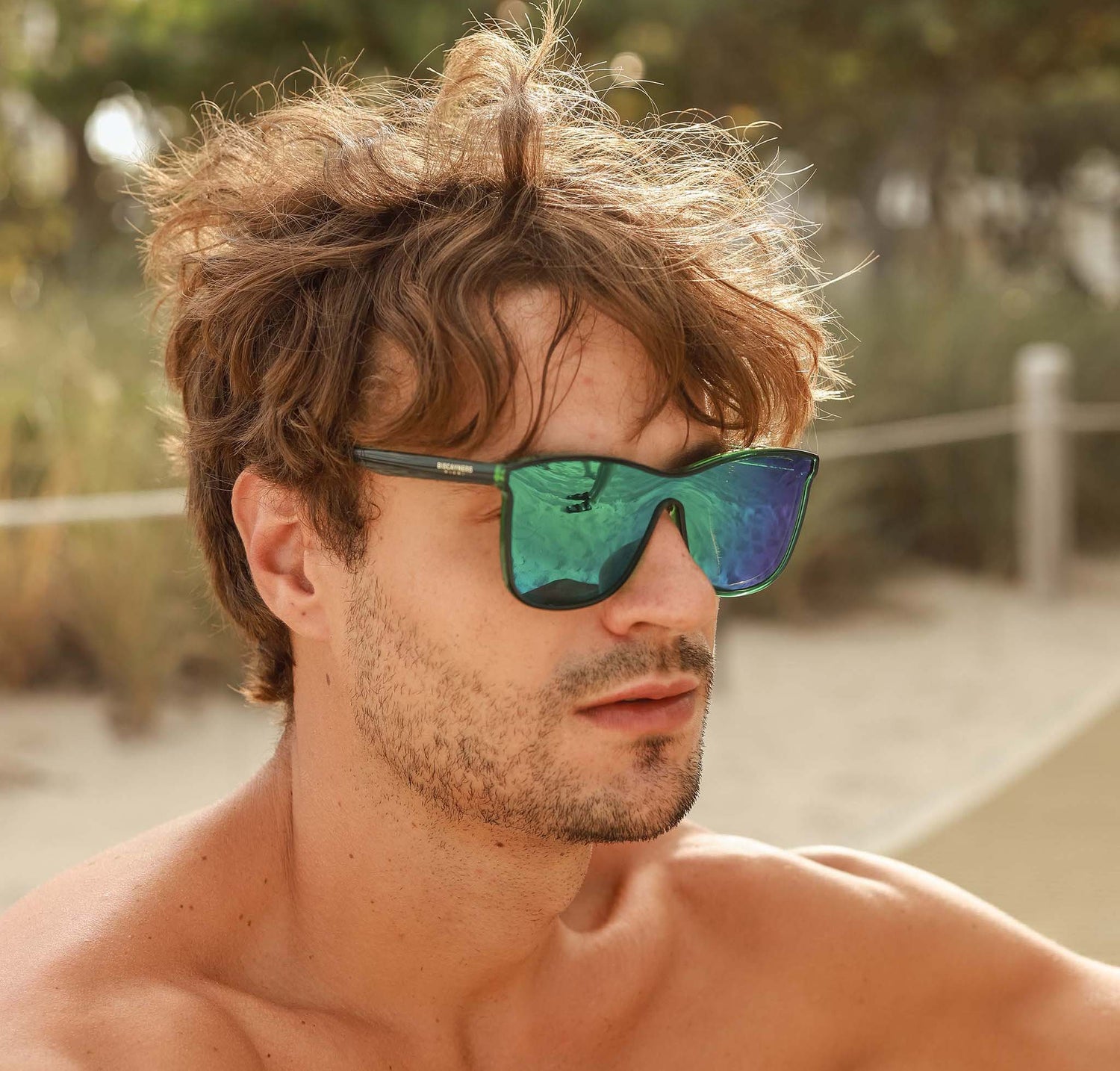 Crandon Green Sunglasses