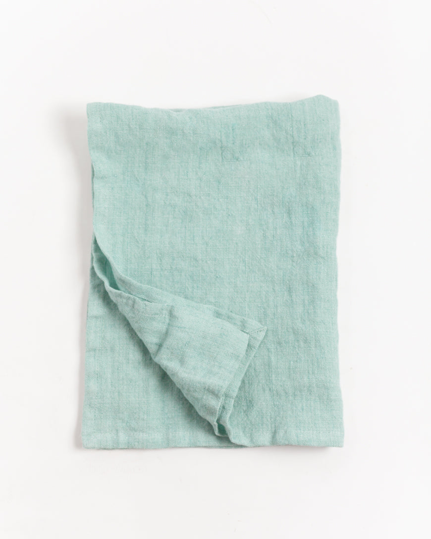 Stone Washed Linen Tea Towel