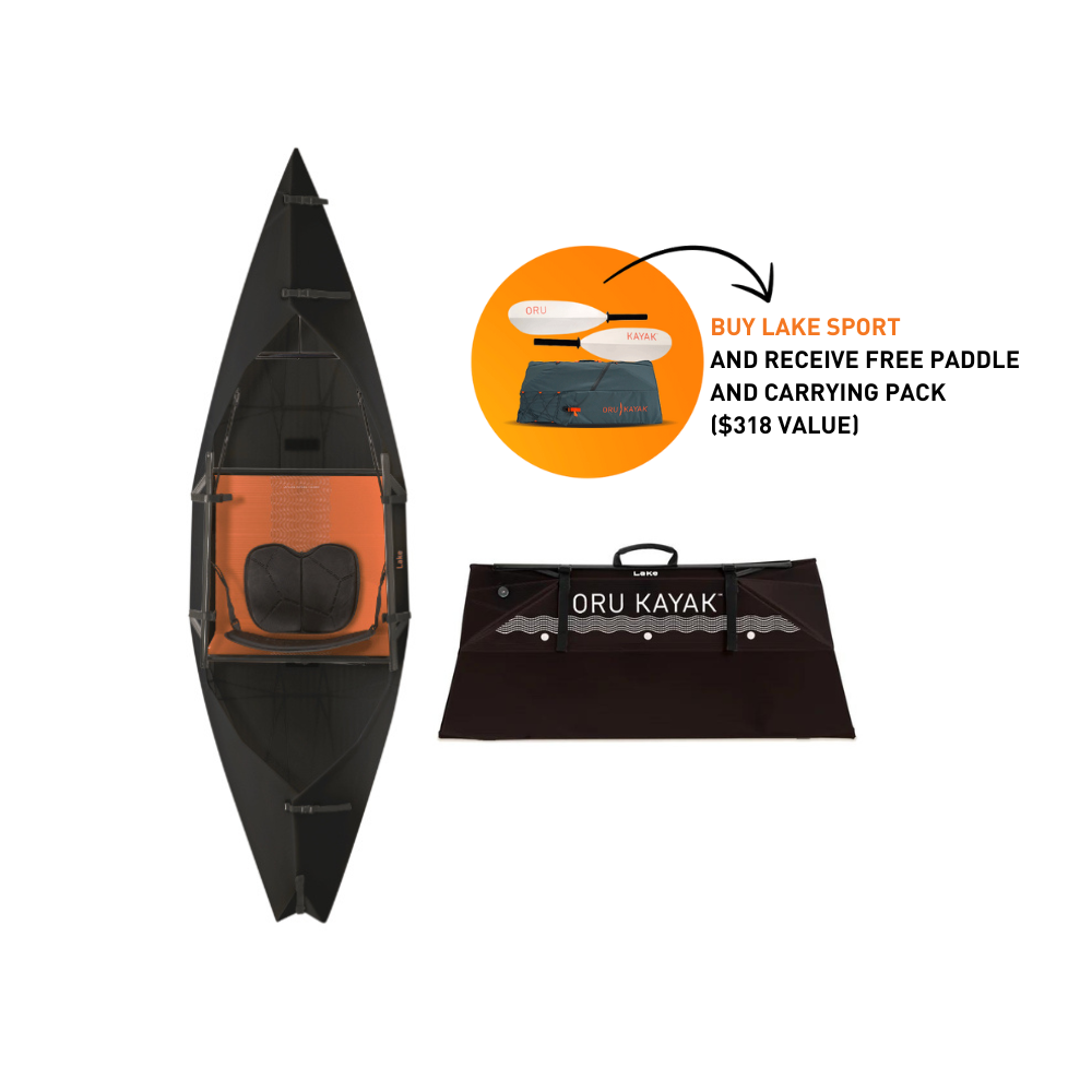 Lake Sport Black Edition Lightweight Folding Oru Kayak