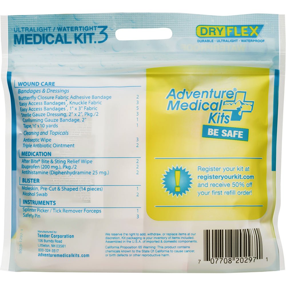 Adventure Medical Ultralight/Watertight .3 First Aid Kit [0125 - 0297]