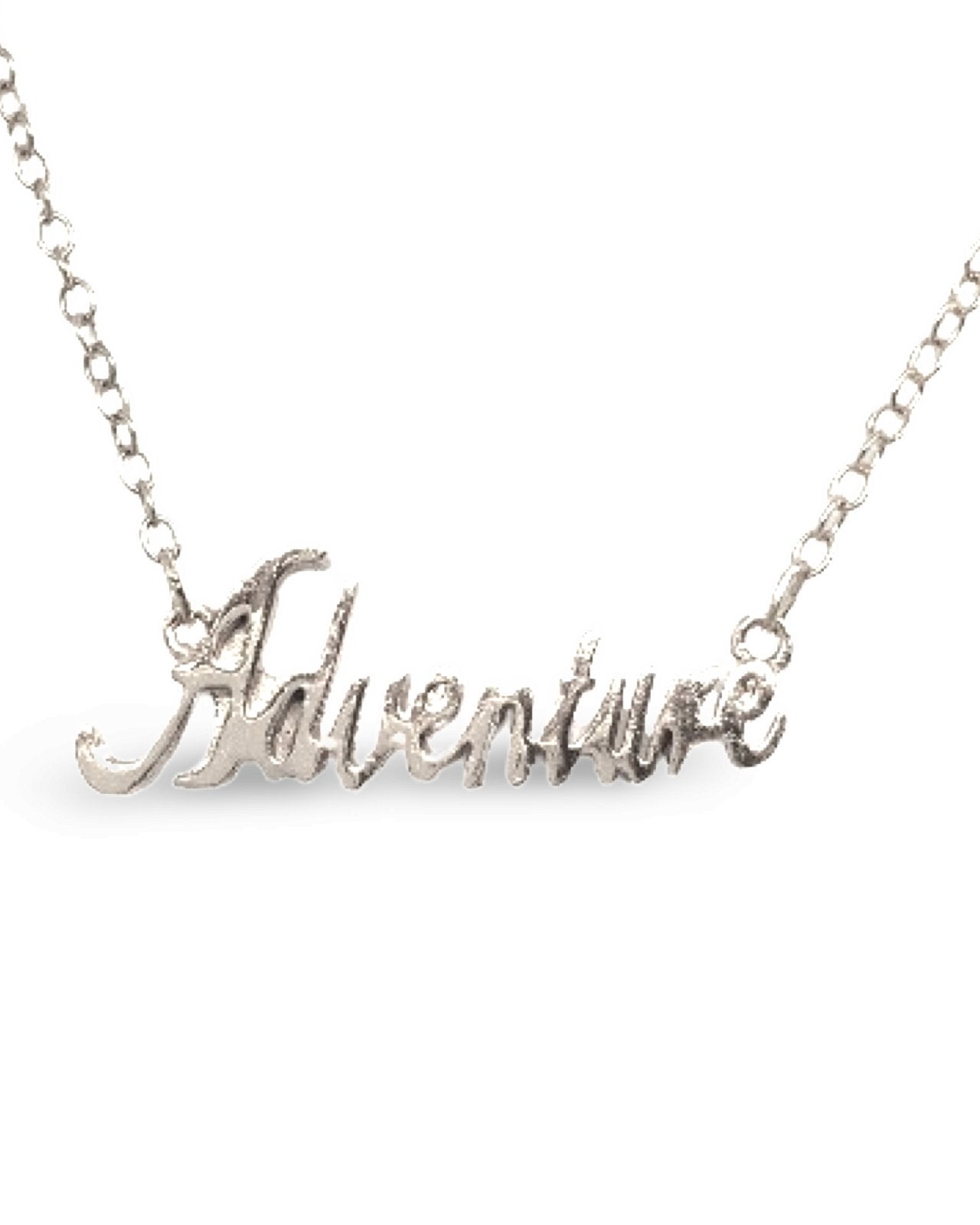 Adventure Script Necklace