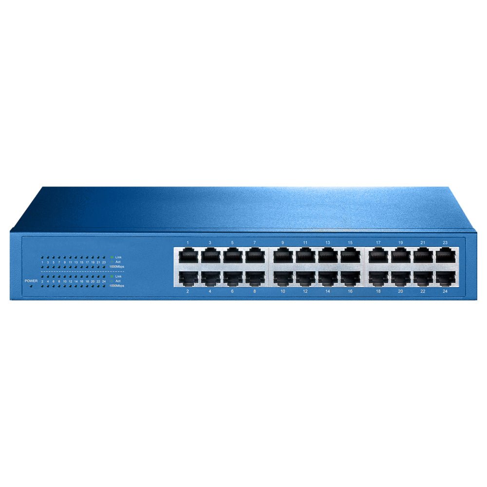 Aigean 24 - Port Network Switch - Desk or Rack Mountable - 100 - 240VAC - 50/60Hz [NS - 24]