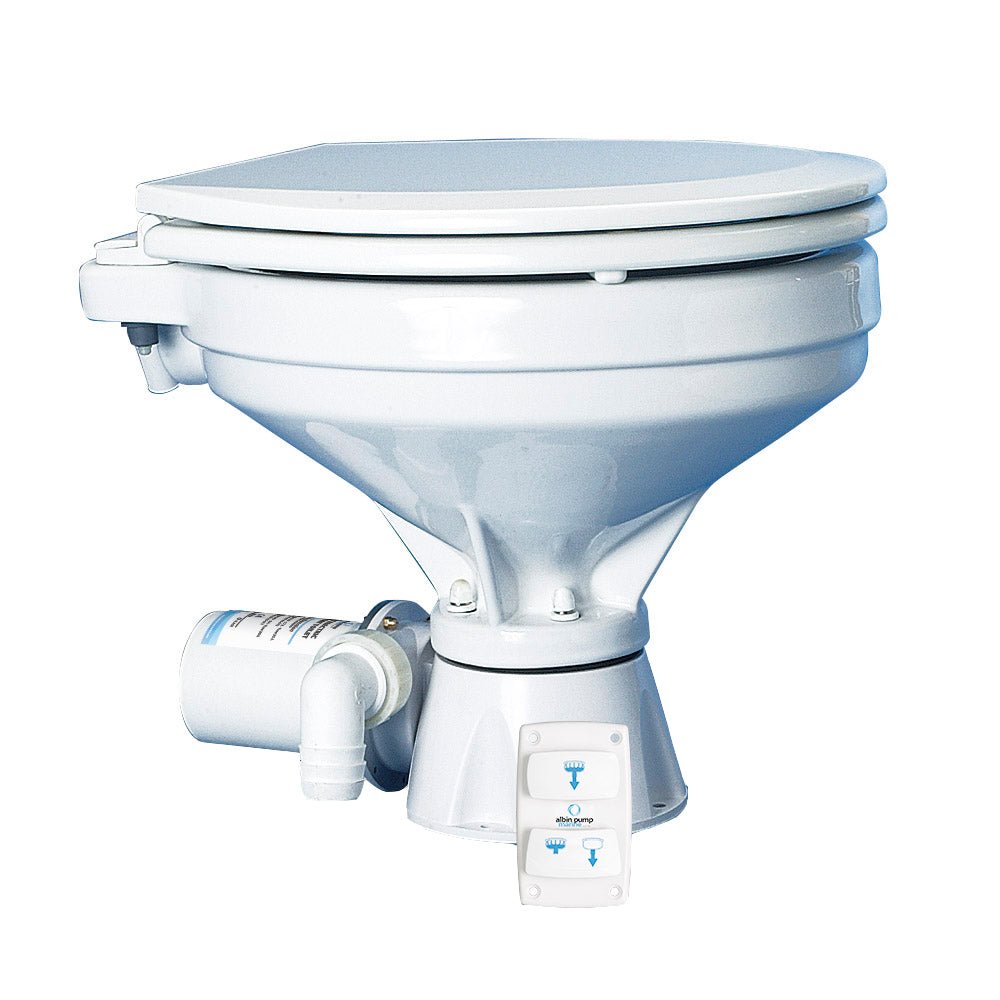 Albin Group Marine Toilet Silent Electric Comfort - 12V [07 - 03 - 012]