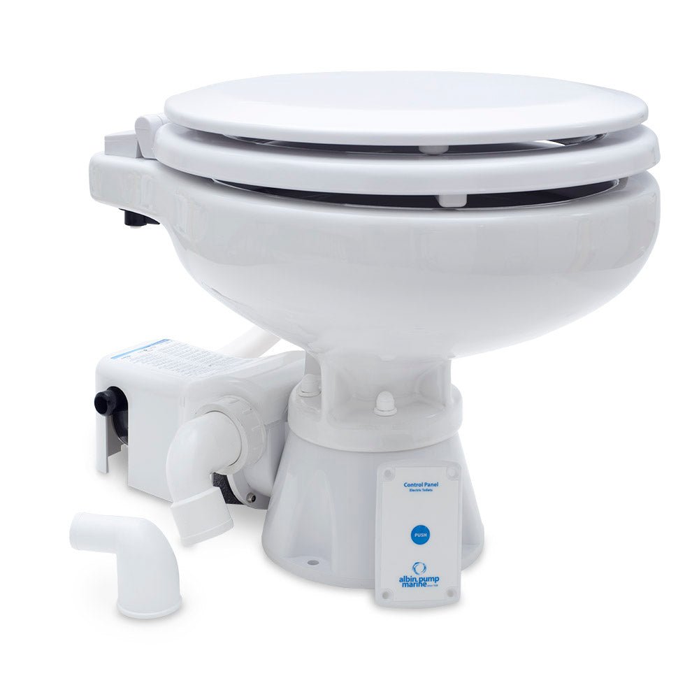 Albin Group Marine Toilet Standard Electric EVO Compact Low - 12V [07 - 02 - 008]