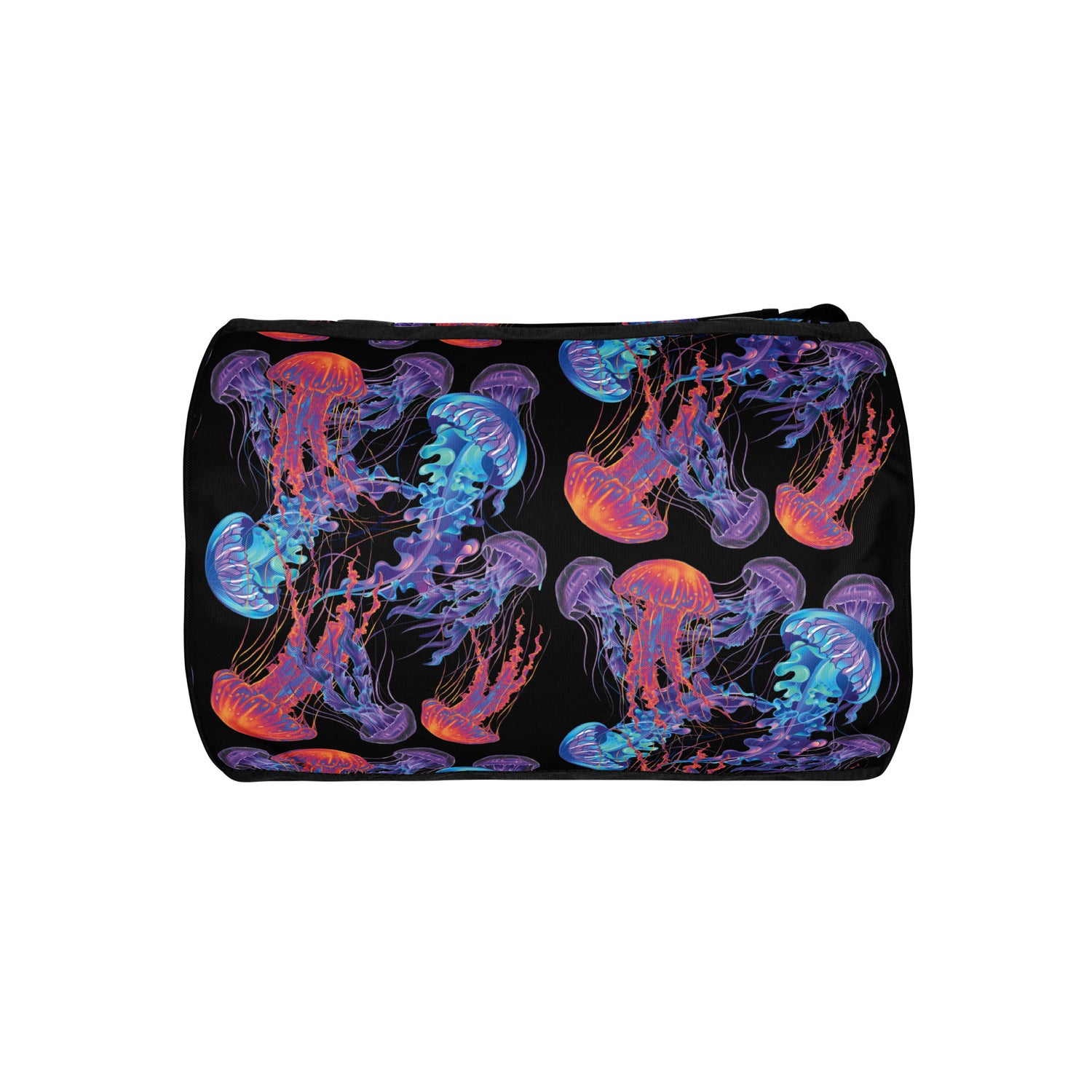 Neon Jellyfish Water-Resistant Duffle Bag