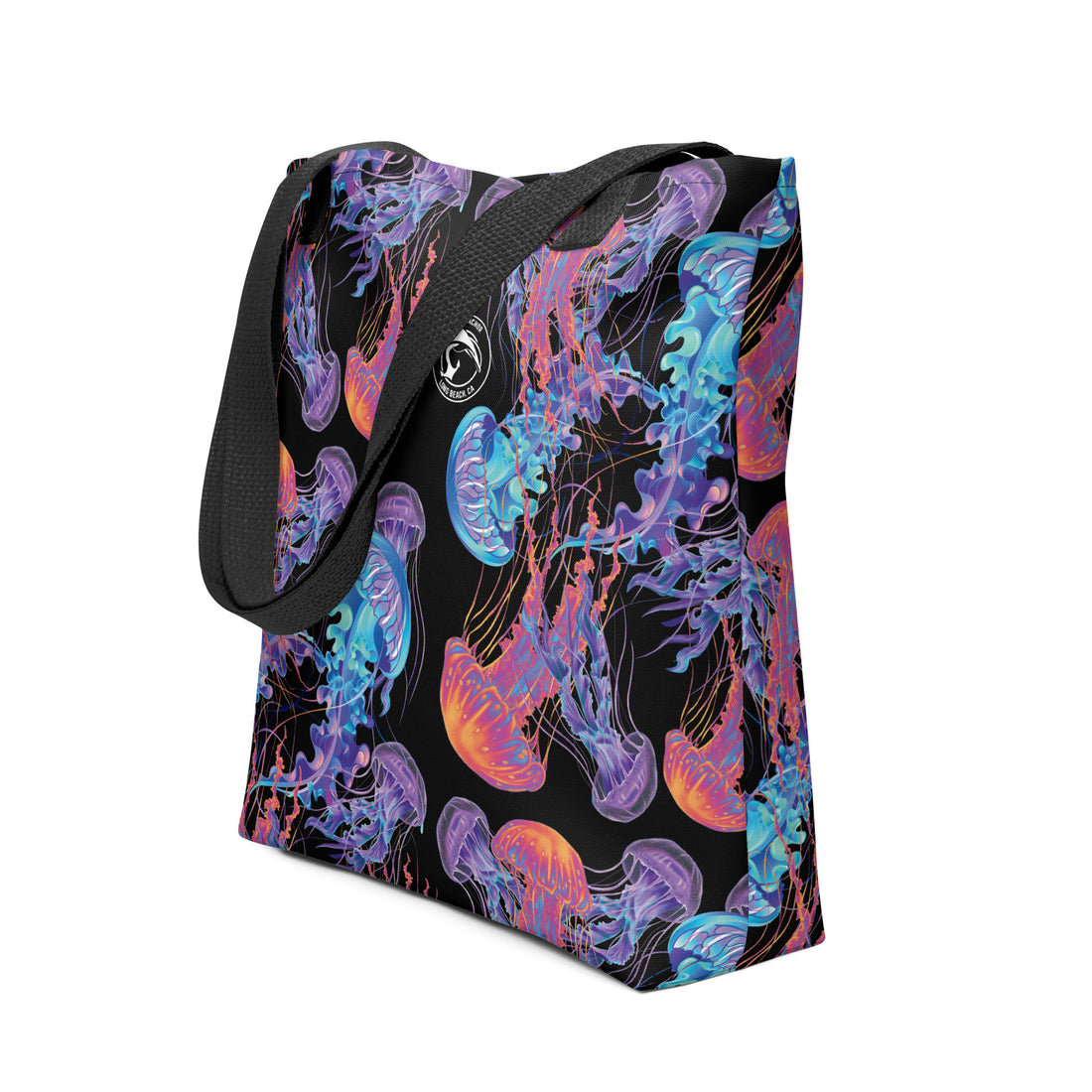 Neon Jellyfish Carryall Tote Bag