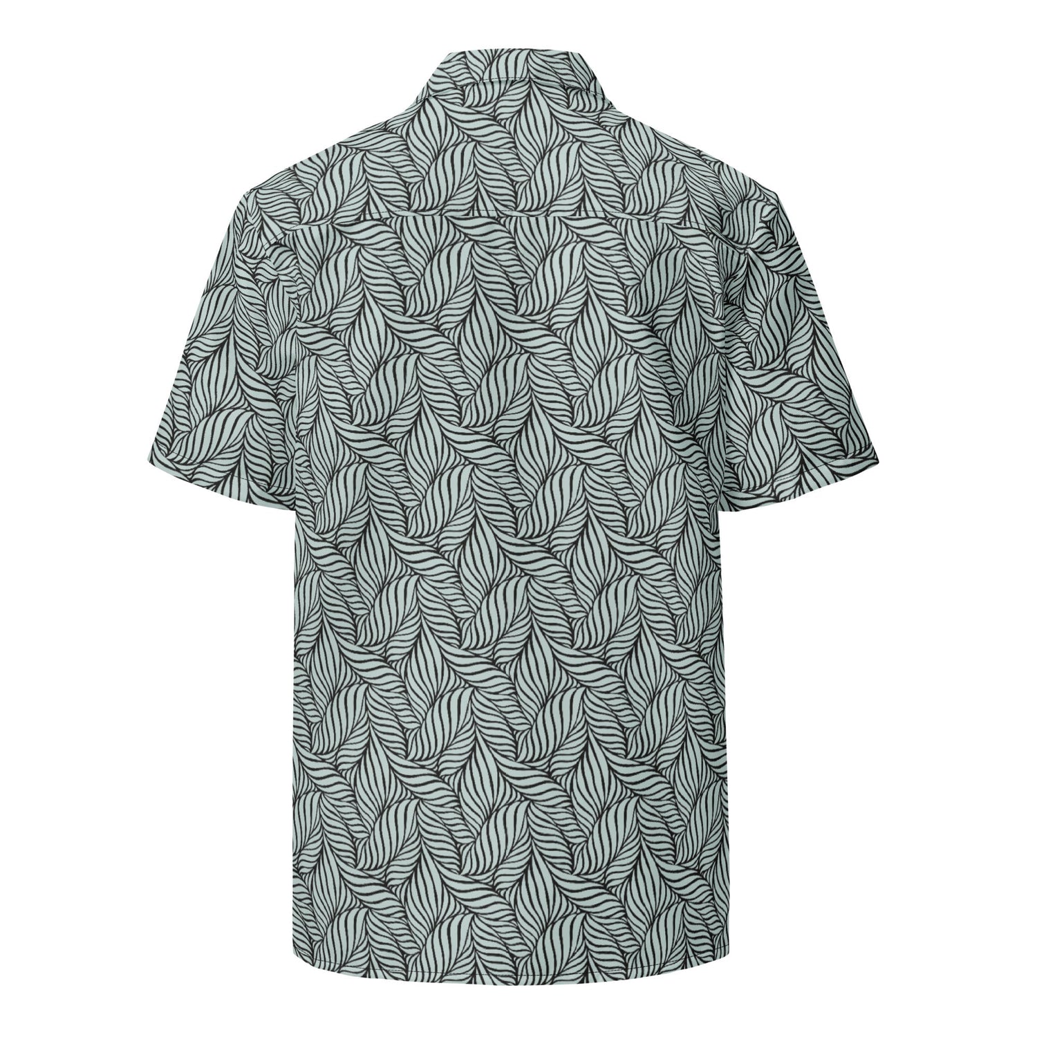 Grey Palm Button Shirt