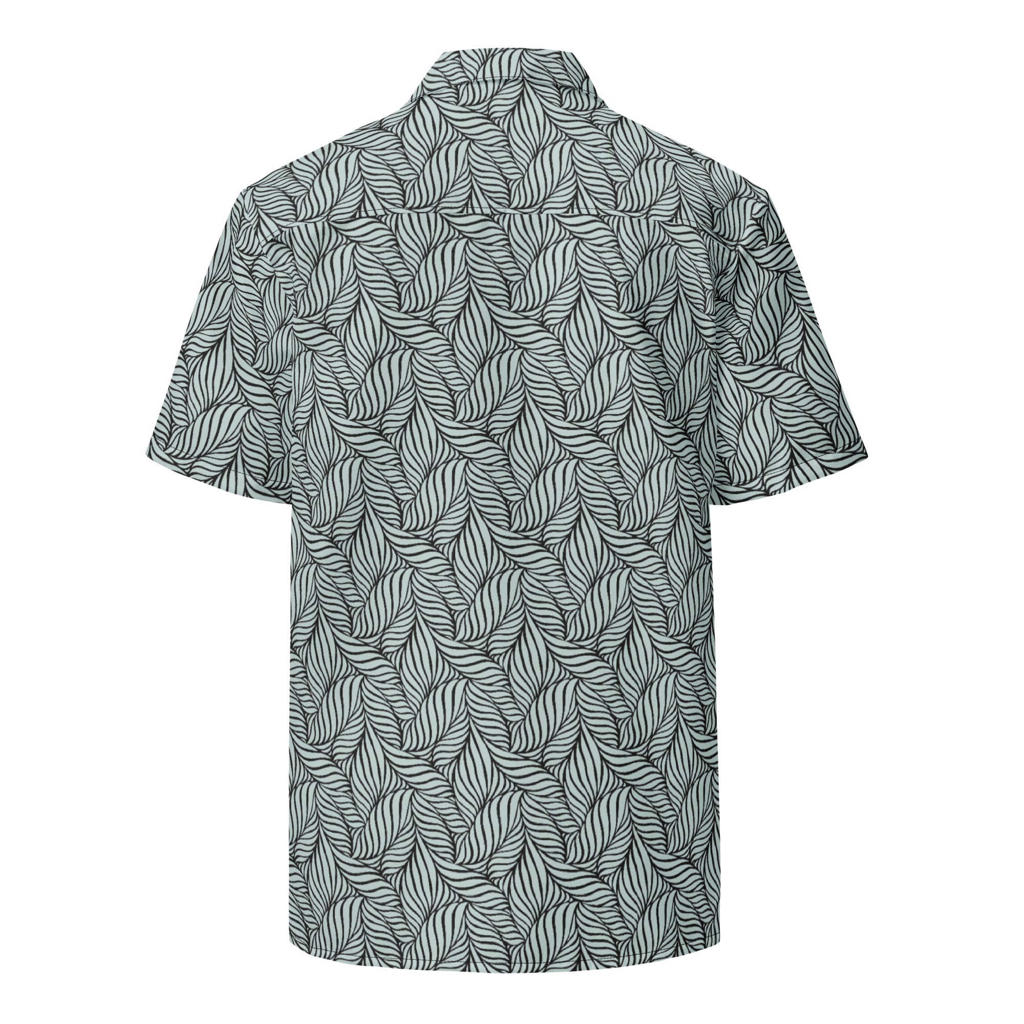 Grey Palm Button Shirt