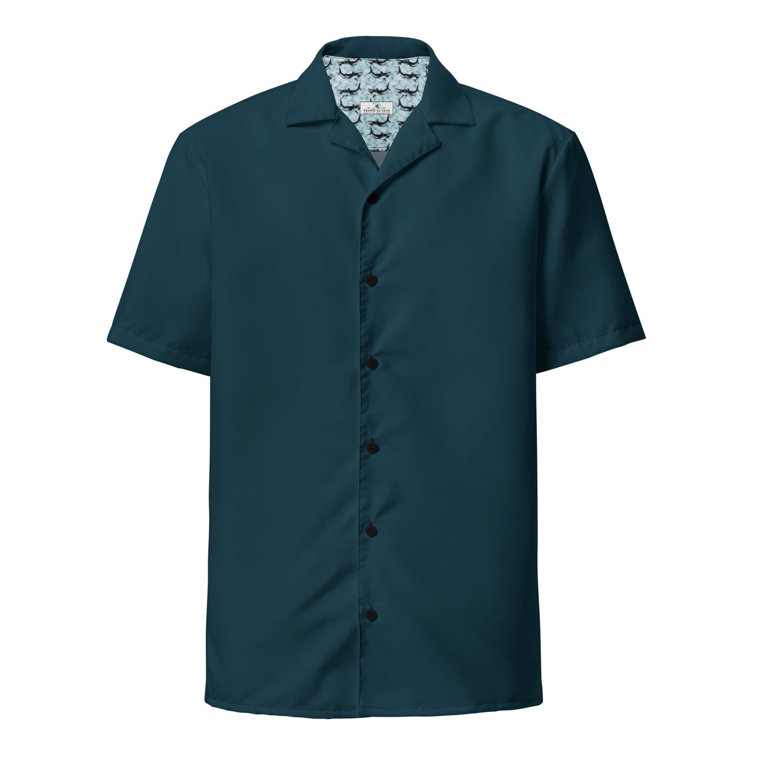 Dark Seas Blue Button Shirt