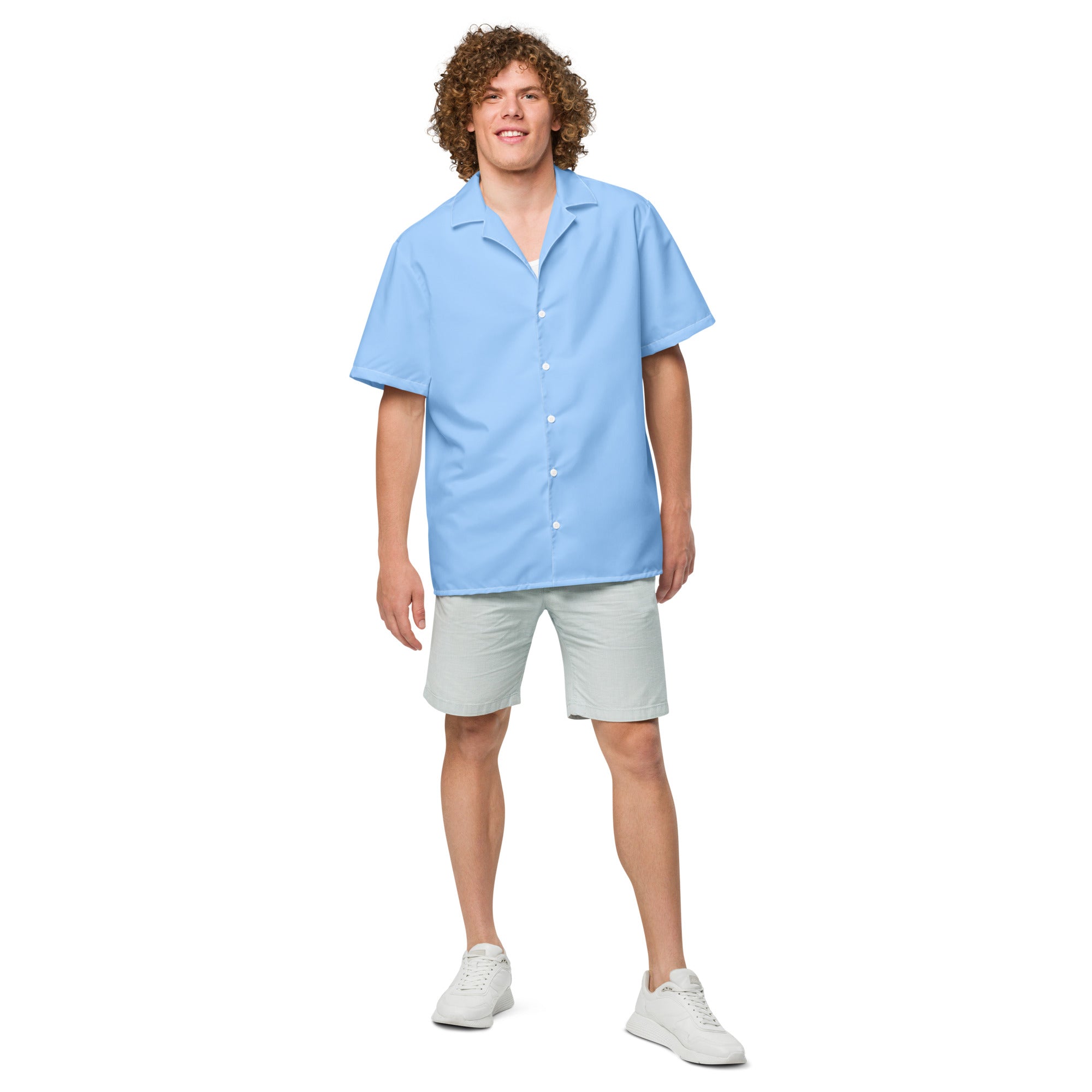 Island Sky Blue Button Shirt