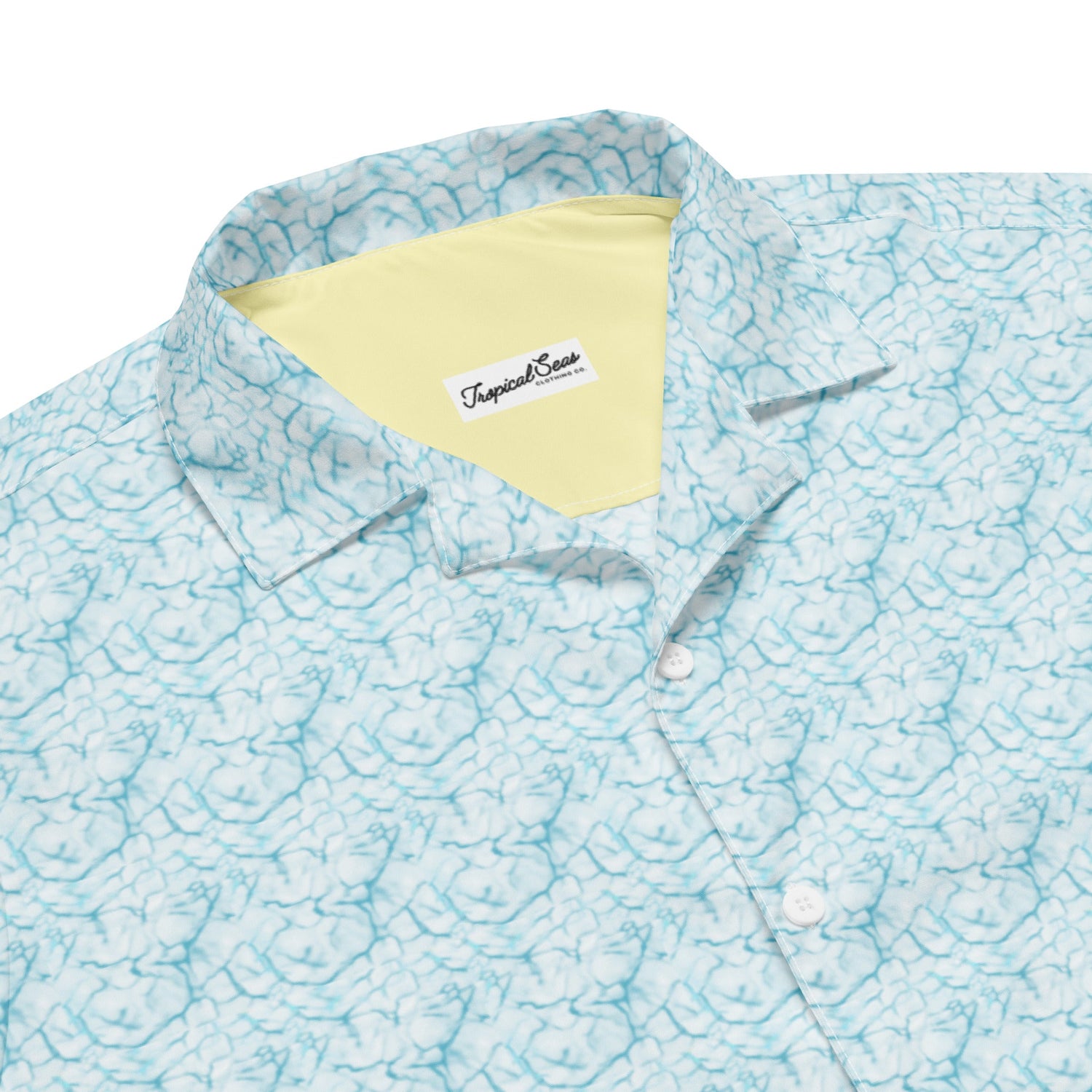 Sandbar Serenity Button Down Hawaiian Shirt - Coastal Summer 2024 Collection