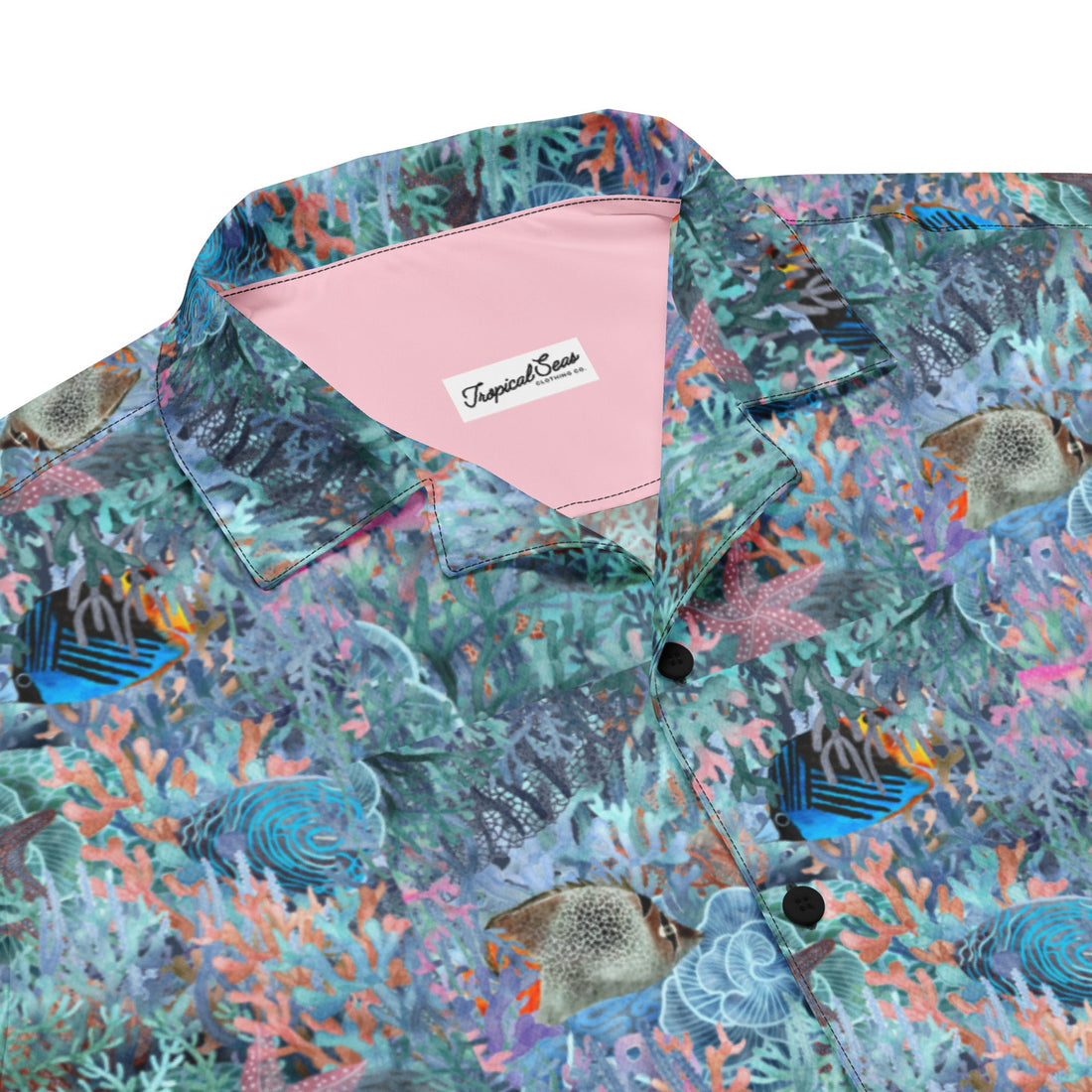 Marine Life Party Button Down Hawaiian Shirt - Coastal Summer 2024 Collection