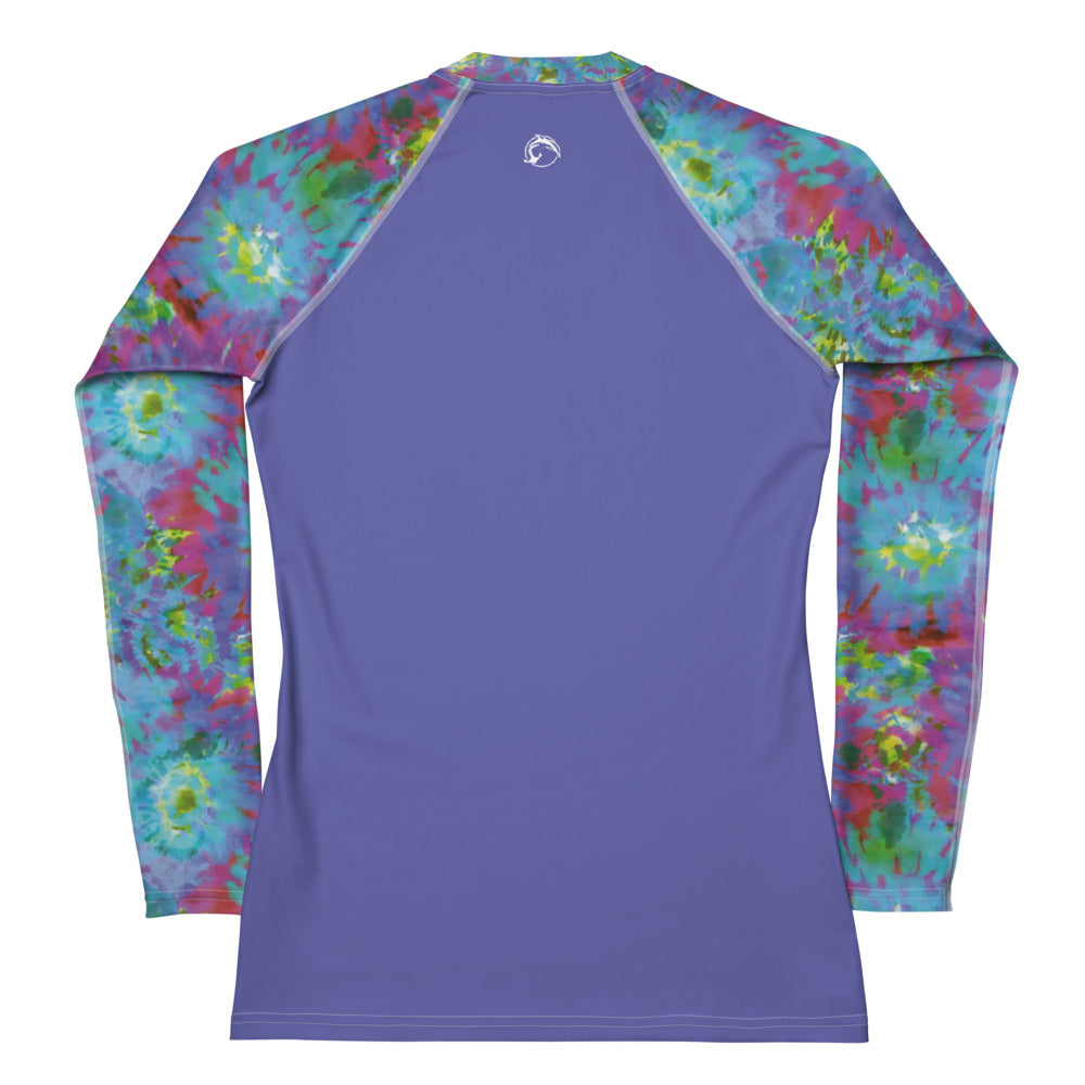 Women's UPF 50 Long Sleeve Sun Shirt- Tie-Dye