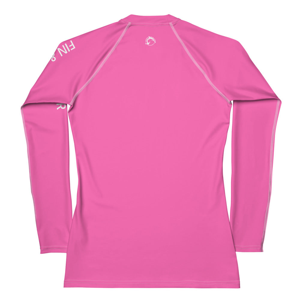 Women's UPF 50 Long Sleeve Sun Shirt - Mermaid Pink