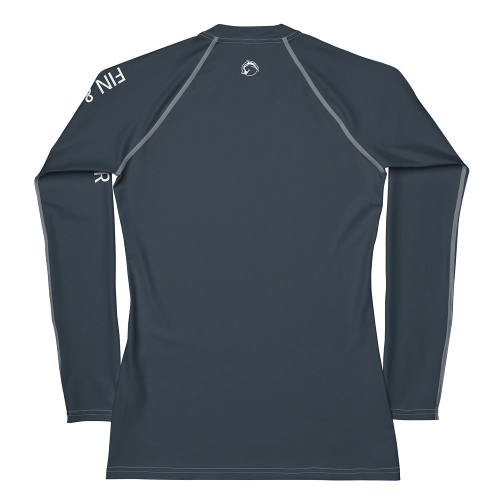 Women's UPF 50 Long Sleeve Sun Shirt - Dolphin Grey