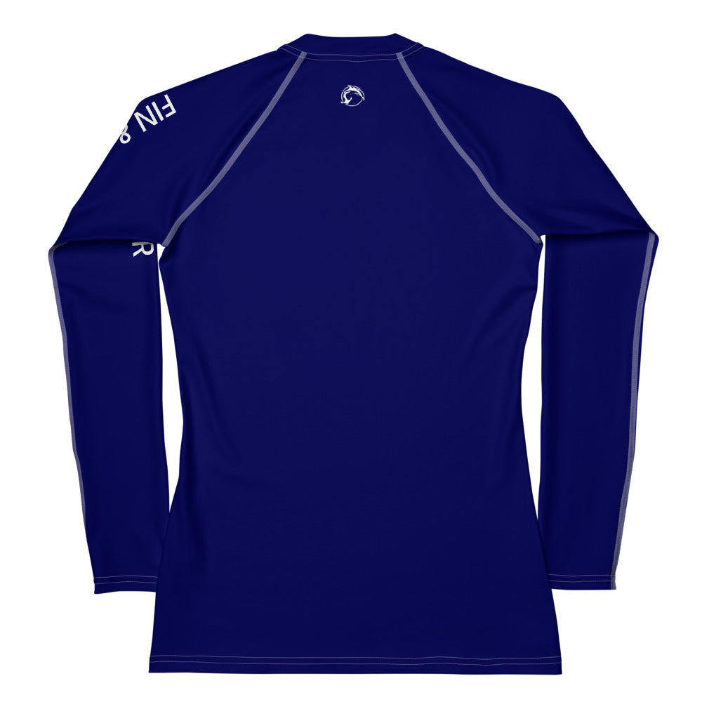 Women's UPF 50 Long Sleeve Sun Shirt - Sea Navy