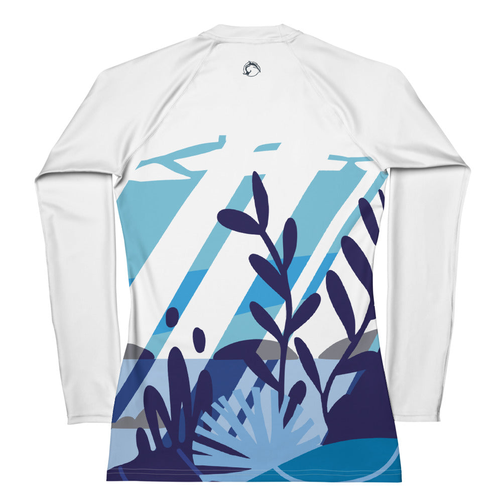 Women's UPF 50 Long Sleeve Sun Shirt - Sea Floor Life