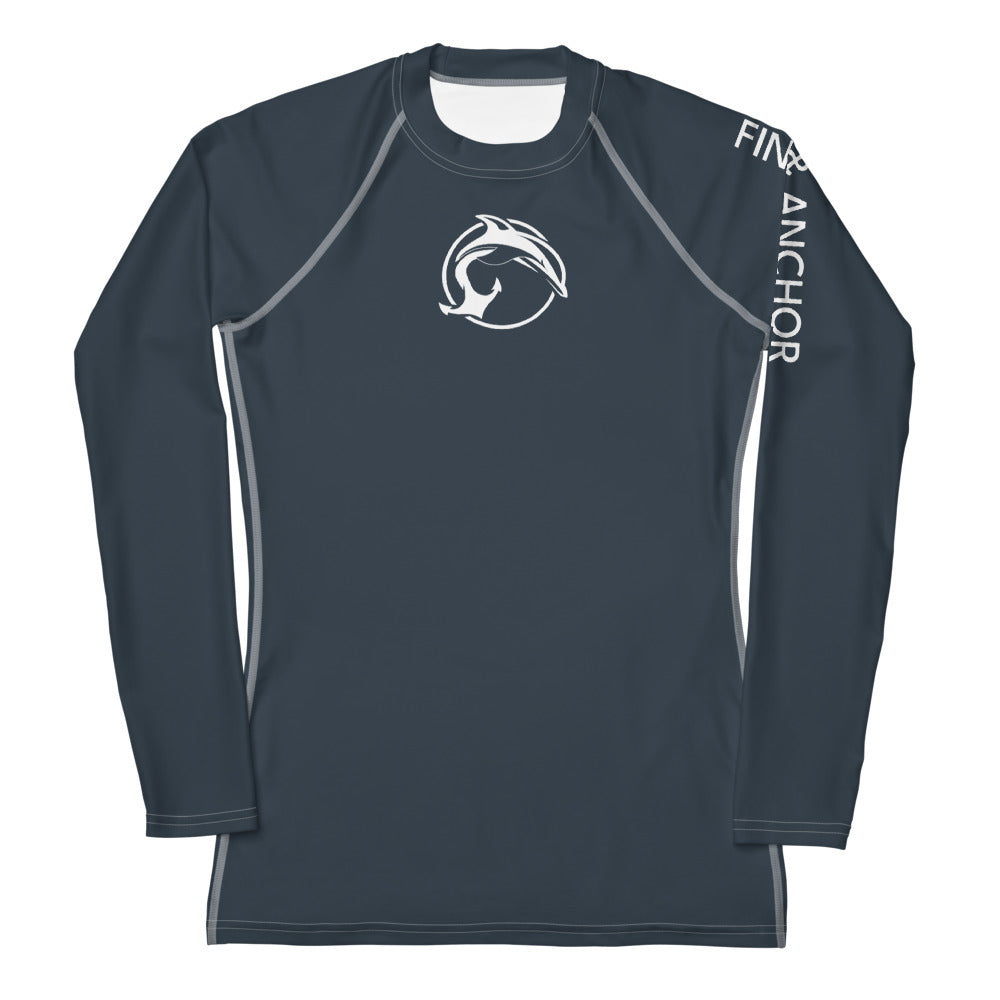 Women's UPF 50 Long Sleeve Sun Shirt - Dolphin Grey