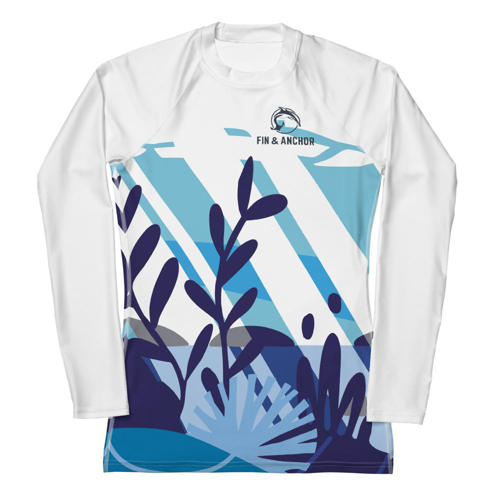 Women's UPF 50 Long Sleeve Sun Shirt - Sea Floor Life