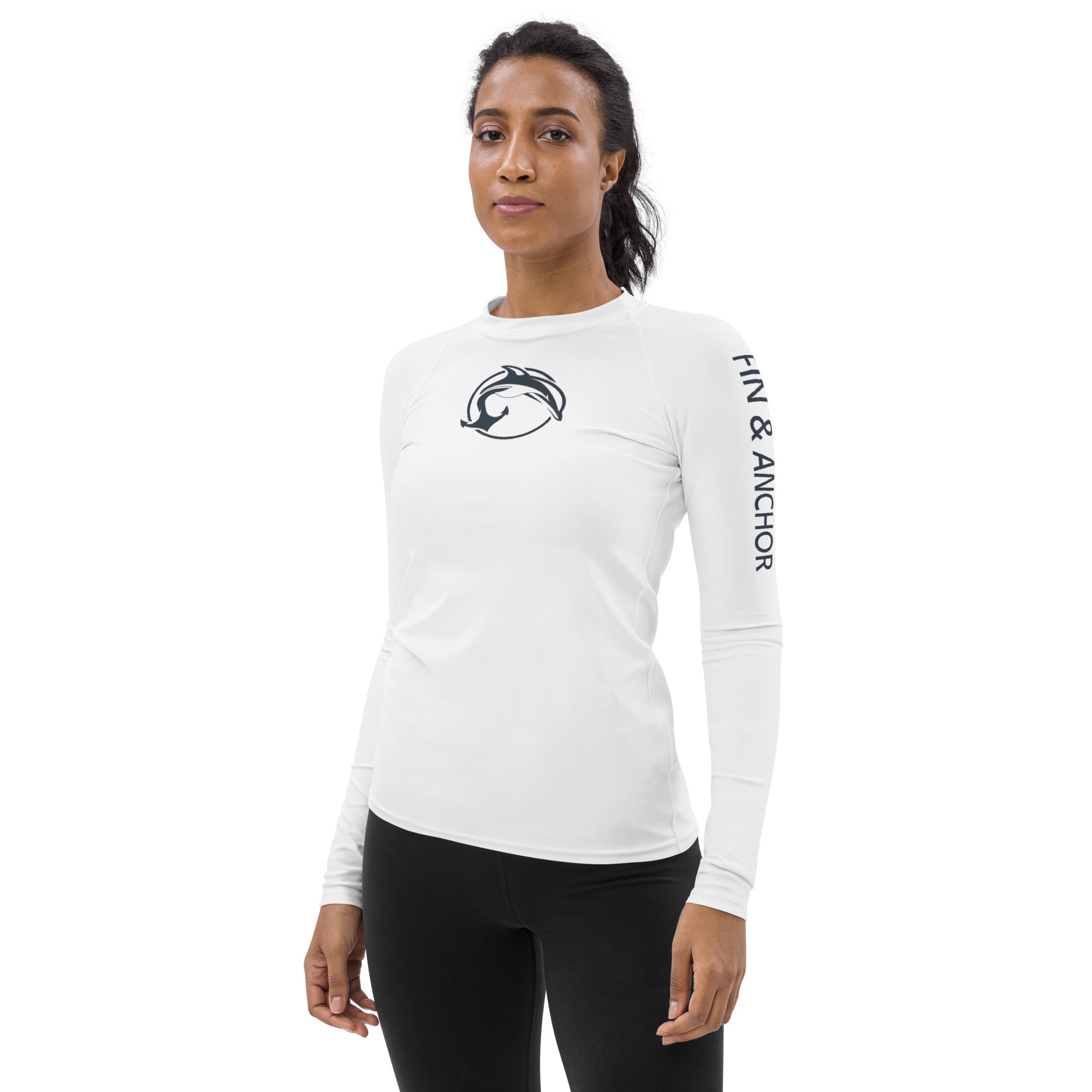 Women's UPF 50 Long Sleeve Sun Shirt - Glacier White - 0