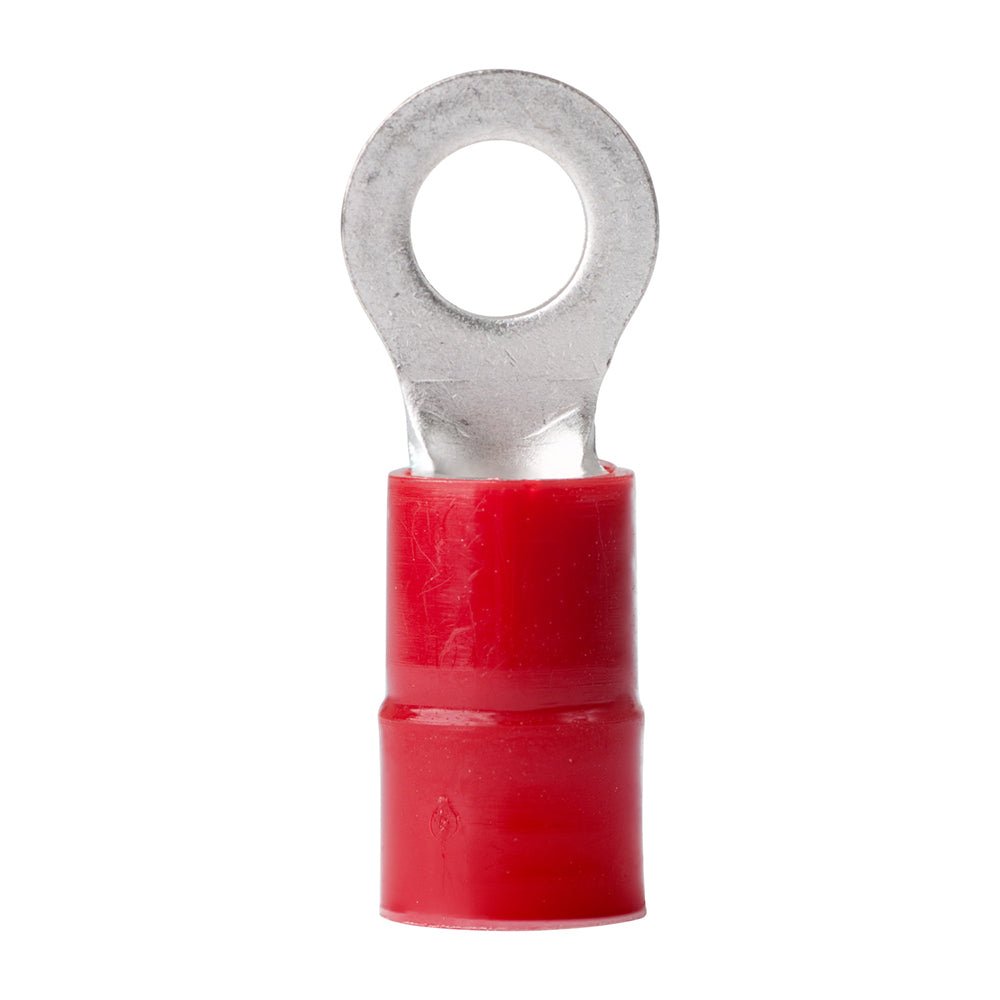 Ancor 8 AWG - 1/4&quot; Nylon Ring Terminal - 100 - Pack [222234]