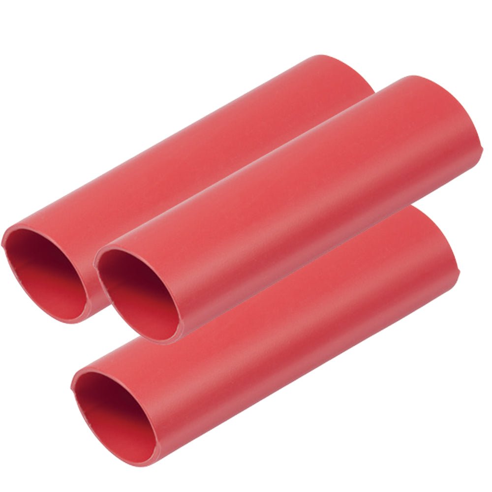 Ancor Heavy Wall Heat Shrink Tubing - 3/4&quot; x 3&quot; - 3 - Pack - Red [326603]