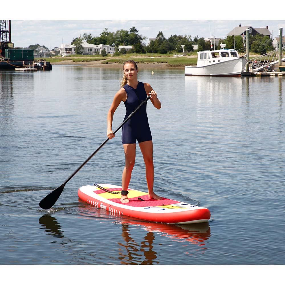 Aqua Leisure 10 Inflatable Stand - Up Paddleboard Drop Stitch w/Oversized Backpack f/Board Accessories [APR20925]