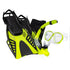 Aqua Leisure Dyna Adult 5 - Piece Dive Set - Adult Size M/L Mens 4.5 - 8.5/Ladies 5.5 - 9.5 [DPX18230S3M]