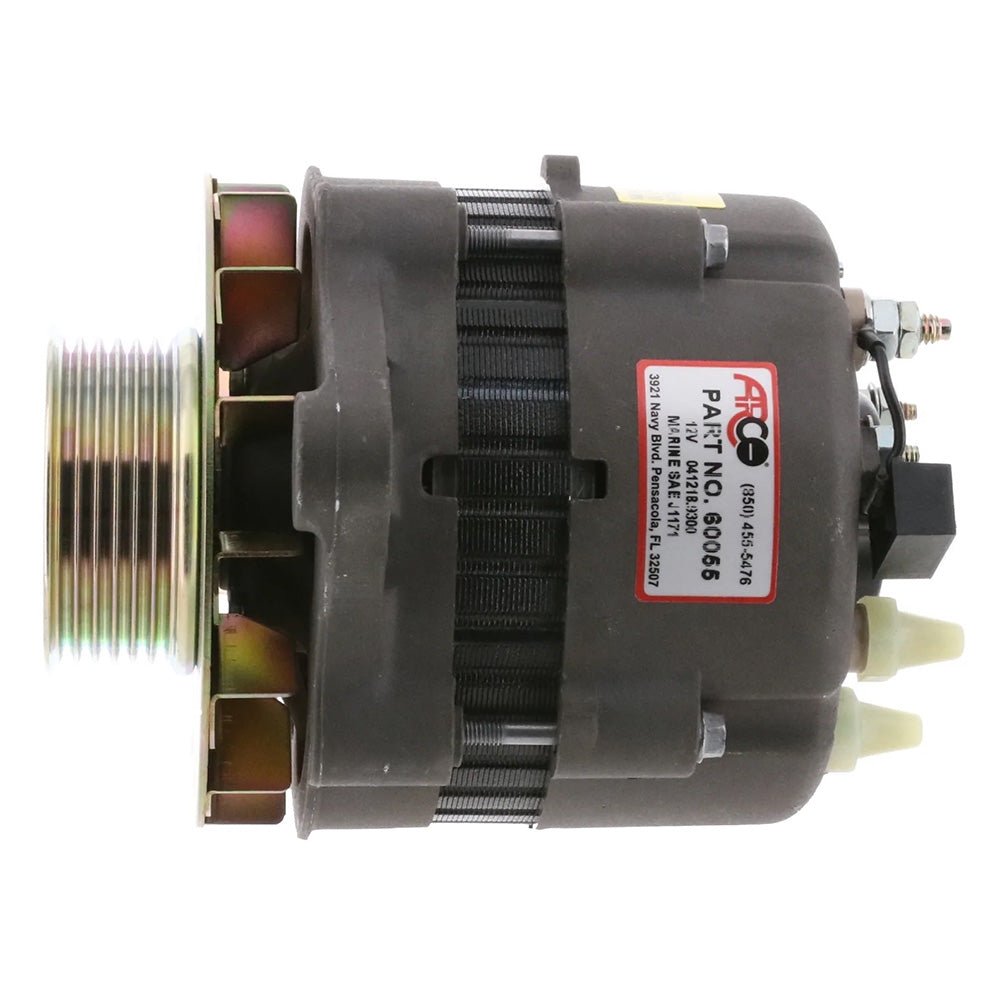 ARCO Marine Premium Replacement Alternator w/Multi - Groove Pulley - 12V 55A [60055]