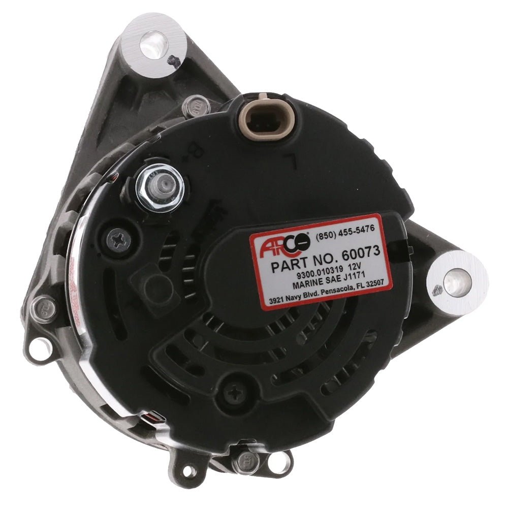 ARCO Marine Premium Replacement Inboard Alternator w/55mm Multi - Groove Pulley - 12V 65A [60073]