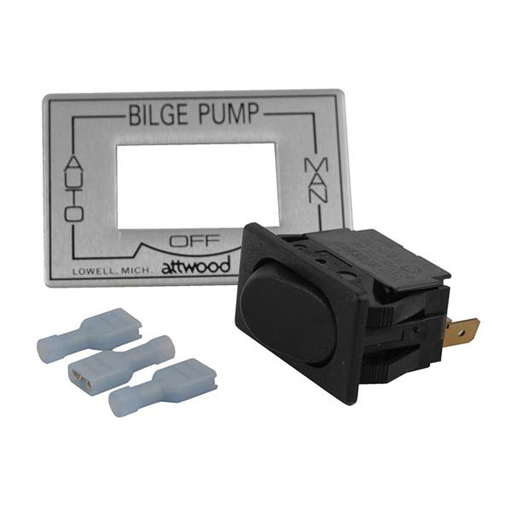 Attwood 3 - Way Auto/Off/Manual Bilge Pump Switch [7615A3]