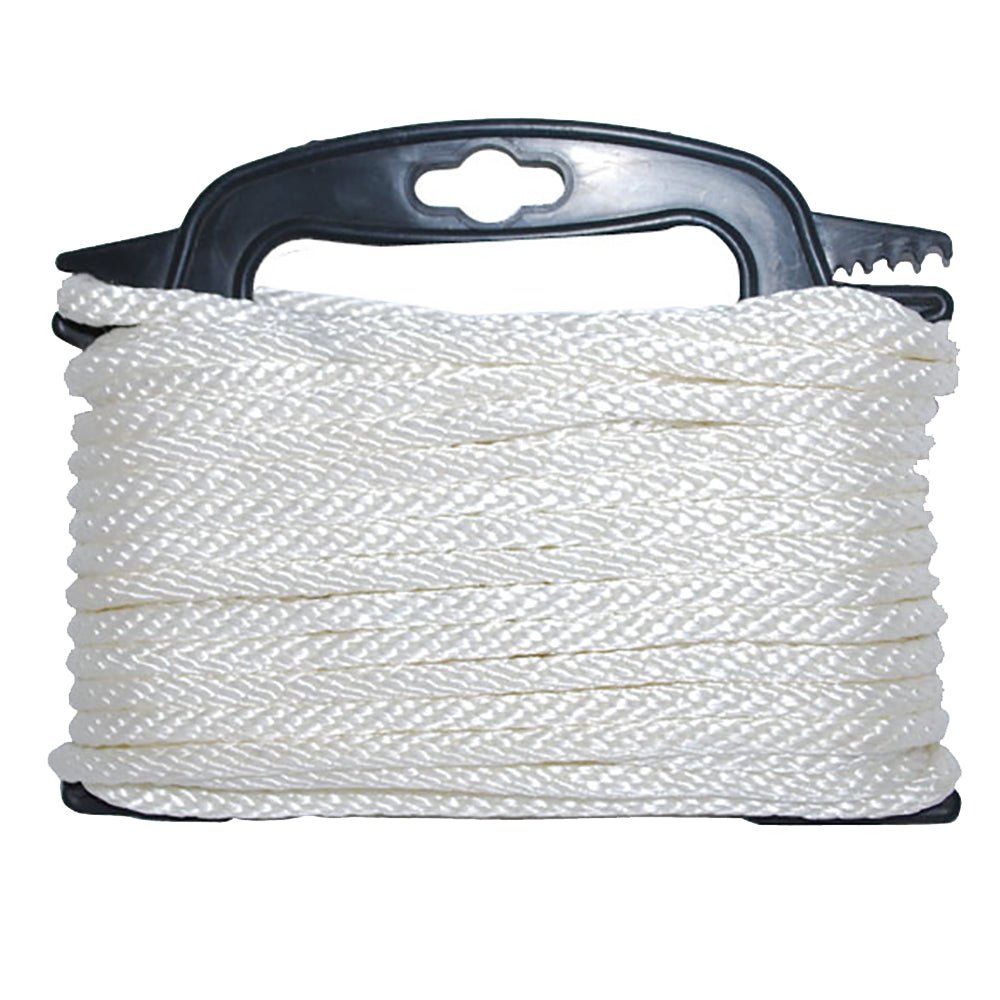 Attwood Braided Nylon Rope - 3/16" x 100' - White [117553 - 7]