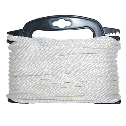 Attwood Braided Nylon Rope - 3/16" x 100' - White [117553 - 7]