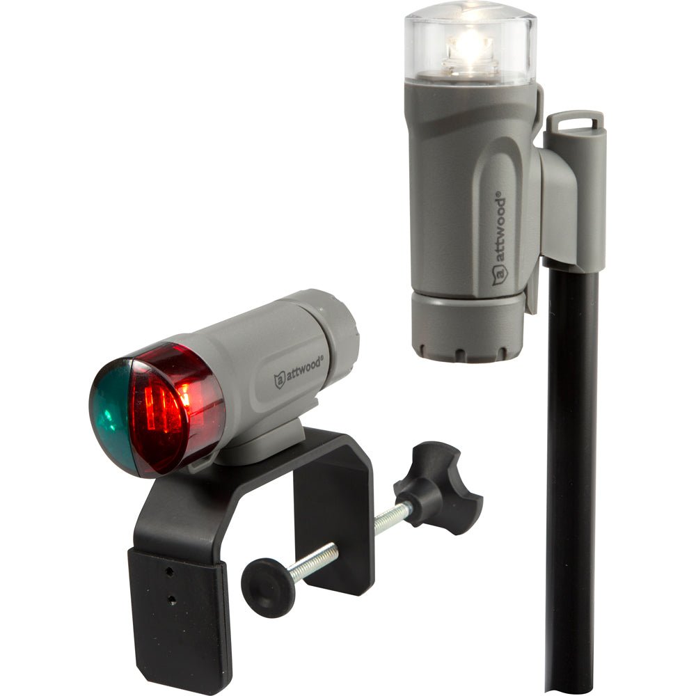 Attwood Clamp - On Portable LED Light Kit - Marine Gray [14190 - 7]