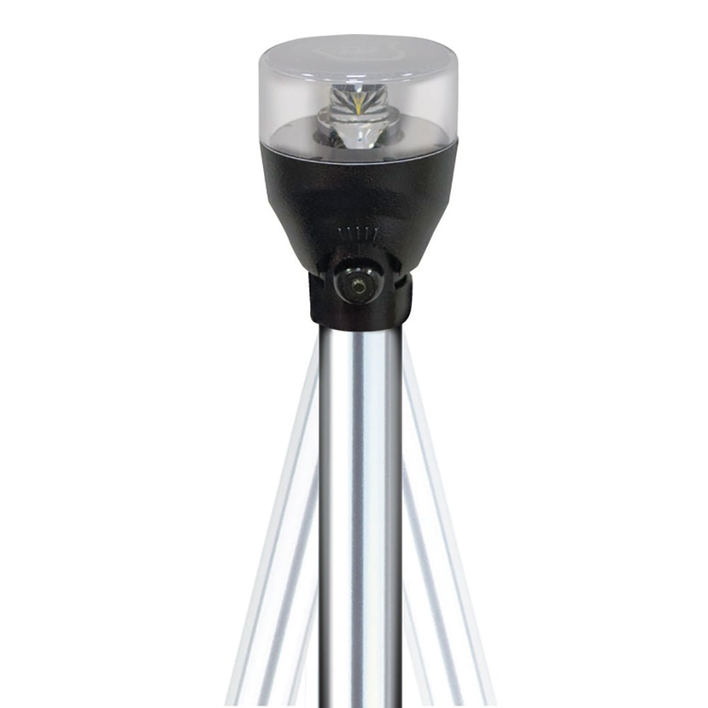 Attwood LED Articulating All Around Light - 24" Pole [5530 - 24A7]