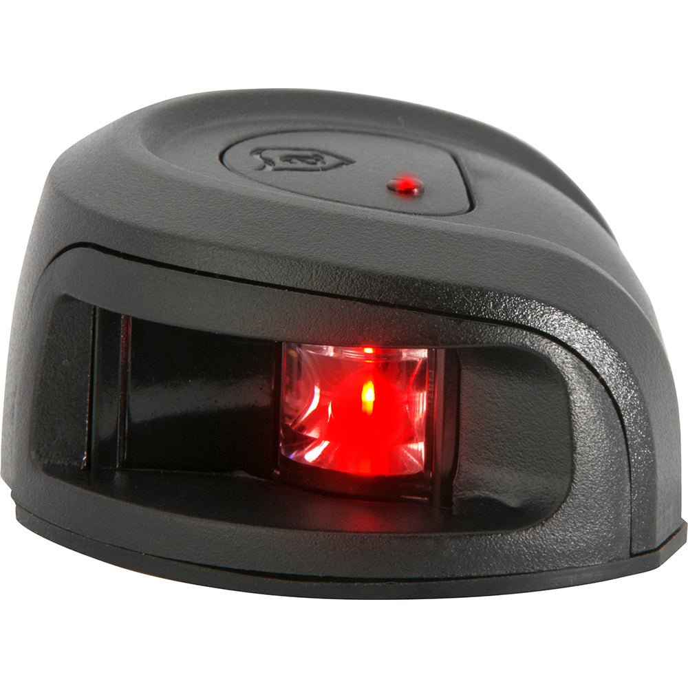 Attwood LightArmor Deck Mount Navigation Light - Black Composite - Port (red) - 2NM [NV2012PBR - 7]